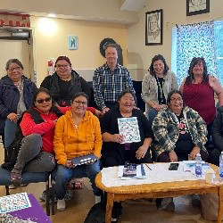 Participants from the first annual Diabetes Self-Management Journey in Natuashish