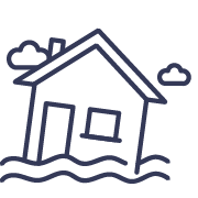 icon d'inondations